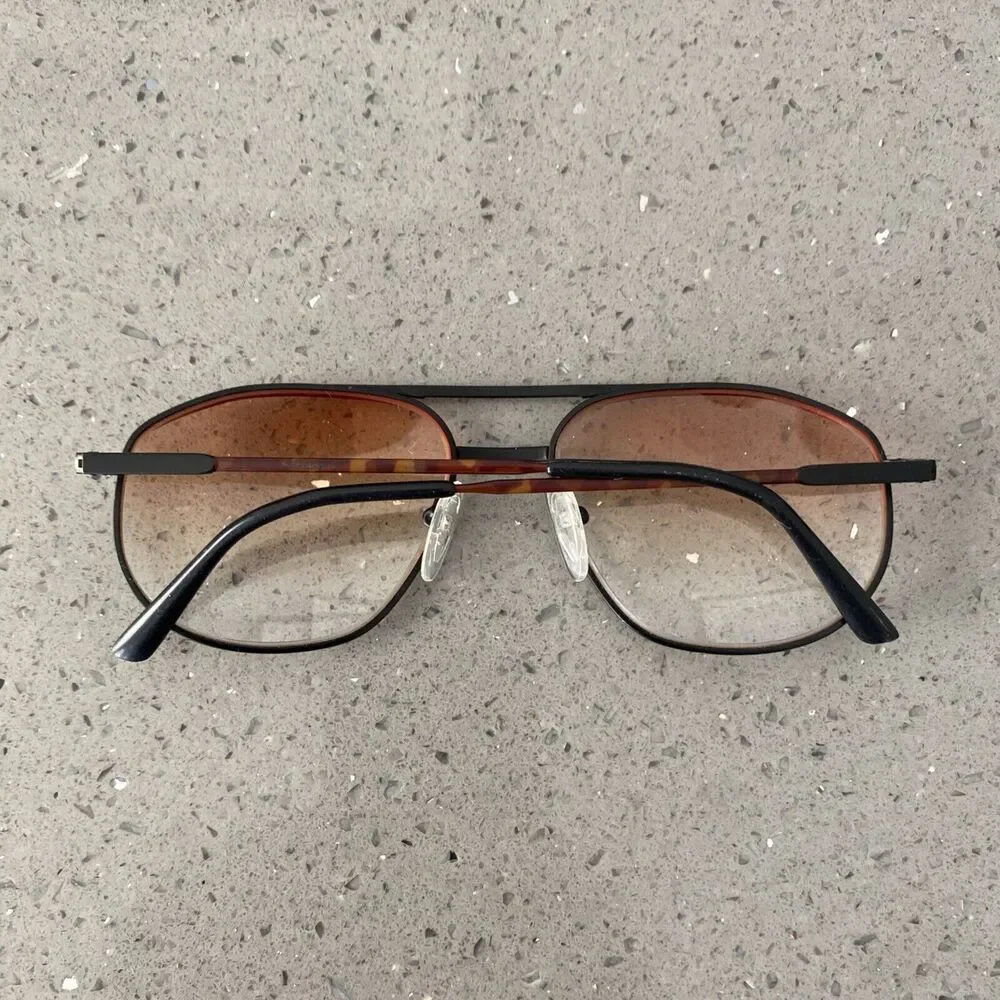 LOGO PARIS LM 132 002 AVIATOR Eyeglasses Eyewear FRAMES ONLY 58-18-145 France